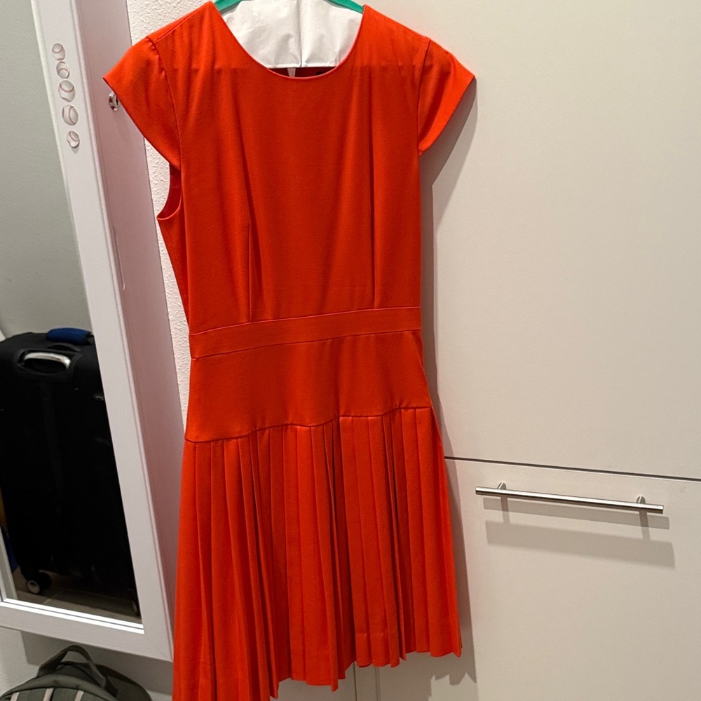 J. Crew Vibrant Orange Mini Dress